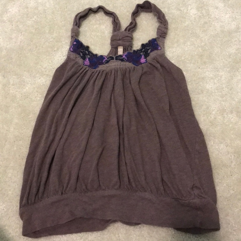 Free People racerback floral tank